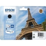 Epson Inkt - T7021 C13T70214010, 'Eiffeltoren', XL, Zwart, Retail