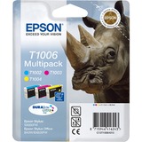 Epson Multipack - T1006 inkt C13T10064010, 'Neushoorn', 3-delig, Retail
