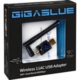 GigaBlue USB WLAN-Adapter GGBZU/006 wlan adapter Zwart, 600Mbit