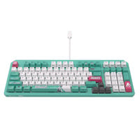 ASUS TUF Gaming K3 Gen II Hatsune Miku Edition RGB mechanisch gaming toetsenbord Turquoise, US lay-out (QWERTY), opto mechanisch, 96%, RGB
