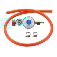 Cadac Universele drukregelaar met overflow 30mBar, Met 85 cm gasslang