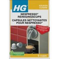 HG Nespresso reinigingscups reinigingstabletten 6 reinigingscups
