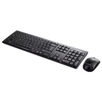 Lenovo 100 Wireless Combo Keyboard & Mouse desktopset Zwart, US lay-out (QWERTY), 100%, 1000 dpi