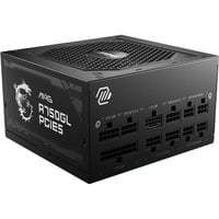 MSI MAG A750GL PCIE5, 750 Watt voeding  Zwart, 3x PCIe, 1x 12VHPWR, Kabelmanagement