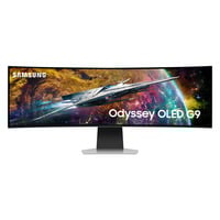 Samsung Odyssey G9 S49CG950SU 49" Curved UltraWide gaming monitor Zilver, 240 Hz, HDMI Micro, HDMI, DisplayPort, Wi-Fi 5, Bluetooth 5.2, USB Type-C, Audio, AMD FreeSync