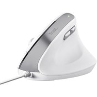 Trust Bayo II Bedrade Ergonomische muis Wit, 800 dpi - 2400 dpi