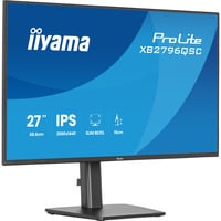 iiyama ProLite XB2796QSC-B1 27" monitor Zwart (mat), 75 Hz, HDMI, USB-C, Audio