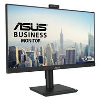 ASUS BE249QFK Video Conferencing Monitor 23.8" Zwart, 1x DisplayPort, 1x HDMI, 1x VGA, Webcam
