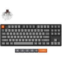 Keychron K8 Max-J3 RGB mechanisch toetsenbord Zwart, US lay-out (QWERTY), Keychron Super Brown, 80% (TKL), RGB leds, OSA Double-shot PBT, hot swap, USB-C | 2.4 GHz | Bluetooth 5.1