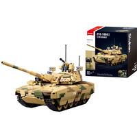 Sluban ModelBricks - ZTZ-100S MBT Constructiespeelgoed Schaal 1:35