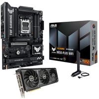 ALTERNATE Upgrade Kit TUF Gaming B850-PLUS WIFI + PRIME RTX 5080 OC Moederbord, Grafische kaart