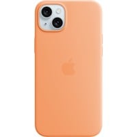 Apple Siliconenhoesje met MagSafe voor iPhone 15 Plus telefoonhoesje Lichtoranje