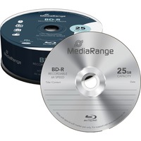 MediaRange BD-R 25 GB blu-ray media 6x, 25 stuks