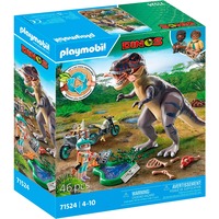 PLAYMOBIL Dinos - T-Rex sporenonderzoek Constructiespeelgoed 71524