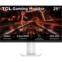 TCL 25P1AD 25" gaming monitor Wit, 1x DisplayPort, 1x HDMI, 300 Hz (OC)