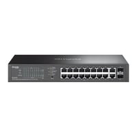 TP-Link Omada ES220GP 20-Poort Gigabit Easy Managed Switch Zwart, 16x PoE+, 2x Gigabit SFP