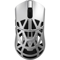 WLMouse Beast X Medium V2 Wireless Gaming Mouse - Silver Zilver, 50 - 50.000 dpi, 8K, 2.4GHz / USB-C