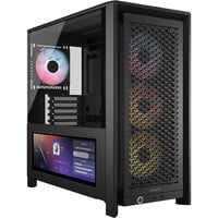 Corsair  midi tower behuizing Zwart | 3x USB-C | RGB | Window