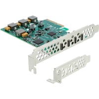 DeLOCK PCI Express Kaart > 4x USB-C (10 Gbit/s) usb-controller Low Profile