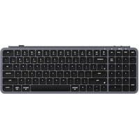 Keychron B2 Pro-K1 toetsenbord Grijs, US lay-out (QWERTY), Scissor switches, 96%, ABS keycaps, 2.4 GHz | Bluetooth | USB