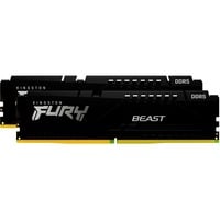 Kingston FURY 32 GB DDR5-6000 werkgeheugen Zwart, KF560C30BBEK2-32, Fury Beast, XMP, EXPO