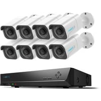 Reolink RLK16-800B8-AI beveiligingsset  beveiligingscamera Wit, 8 stuks, 8 MP, PoE, 4 TB