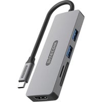 Sitecom 5-in-1 USB-C Multiport Adapter usb-hub Grijs