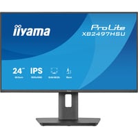iiyama ProLite XB2497HSU-B1 23.8" monitor Zwart, 120 Hz, HDMI, DisplayPort, USB-C, Audio