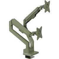 Arozzi Alzare Neo Duo - Gas Spring Monitor Arm – Forest Green monitorarm Groen