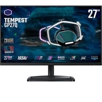 Cooler Master Tempest GP27-FQS 27" gaming monitor Zwart, 165 Hz, HDMI 2.1, DisplayPort, Audio, USB-C
