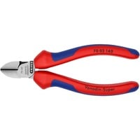 KNIPEX Zijsnijtang 70 02 140  kniptang Rood/blauw