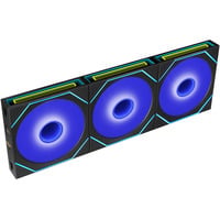 Lian Li UNI FAN SL-INF FLEX Reverse 120 Wireless RGB case fans Zwart, 3 stuks, 120 x 124 x 28 mm, PWM, 3 stuks, Incl. Controller