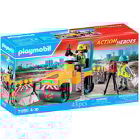 PLAYMOBIL Action Heroes - Wegenbouw Constructiespeelgoed 71751
