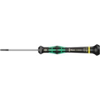 Wera 2035 Kraftform Micro Sleuf Schroevendraaier, 0.40 x 2 x 60 mm Zwart/groen