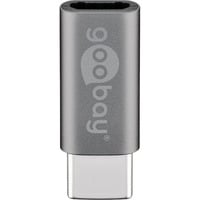 goobay USB-C naar Micro-USB Adapter Grijs