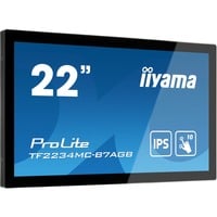 iiyama ProLite TF2234MC-B7AGB 22" Public Display Zwart, VGA, HDMI, DisplayPort, Touch