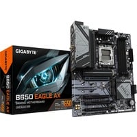 GIGABYTE B650 EAGLE AX socket AM5 moederbord Zwart/grijs, RAID, Gb-LAN, Sound, ATX