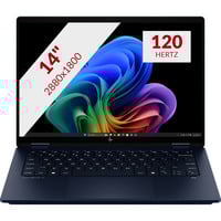 HP OmniBook X FlipNGAI 14-fm0070nd 14" Copilot+ 2-in-1 laptop Donkerblauw | Core Ultra 7 256V | Intel Arc 140V | 16 GB | 1 TB SSD | Touch