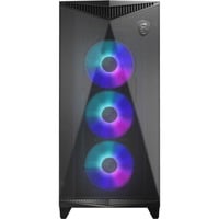 MSI MPG GUNGNIR 300R AIRFLOW midi tower behuizing Zwart | 2x USB-A | 1x USB-C | Window