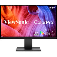 ViewSonic VP2788-5K Mac-Compatible 27" monitor Zwart, 1x DisplayPort, 1x HDMI, 2x USB-C, 2x USB-A, 2x Thunderbolt