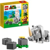 LEGO Super Mario - Uitbreidingsset: Rambi de neushoorn Constructiespeelgoed 71420