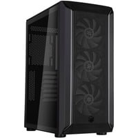 SilverStone FARA 511Z midi tower behuizing Zwart | 2x USB-A | RGB | Tempered Glass