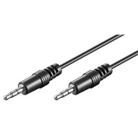 goobay 3,5 mm jack kabel Zwart, 2,5 meter
