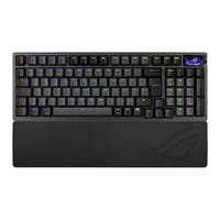 ASUS ROG Azoth 96 HE Gaming Keyboard Zwart, US lay-out (QWERTY), ROG HFX V2, 96%, RGB  USB 2.0 (TypeC to TypeA) RF 2.4GHz Bluetooth 5