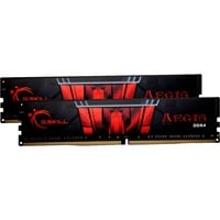 G.Skill 32 GB DDR4-2666 (2x 16 GB) Kit werkgeheugen Zwart/rood, F4-2666C19D-32GIS, Aegis