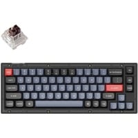 Keychron V2-A3, gaming toetsenbord Zwart, US lay-out, Keychron K Pro Brown, RGB leds, 65%, Double-shot PBT, hot swap