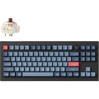 Keychron V3 Max-D3 RGB mechanisch toetsenbord Zwart, US lay-out (QWERTY), Gateron Jupiter Brown, 80% (TKL), RGB leds, Double-shot PBT, hot swap, 2.4 | Bluetooth | USB-C, Knob