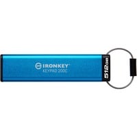 Kingston IronKey Keypad 200 512 GB usb-stick USB-C 3.2 Gen 1