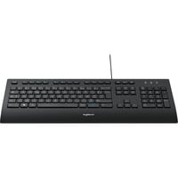 Logitech Comfort Keyboard K280e, toetsenbord Zwart, EU lay-out (QWERTY), Rubberdome