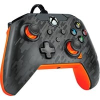PDP PDP Wired Controller - Atomic Carbon Antraciet/oranje